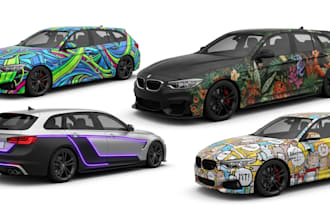 do an awesome vehicle wrap designs, car wrap