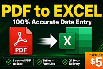 convert pdf file excel
