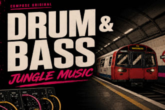 compose original drum and bass or jungle music