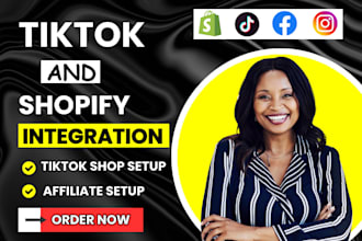 set up your tiktok shop, integrate shopify and sync products inventory and order