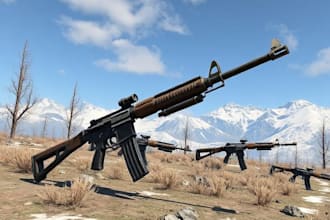 design post apocalyptic weapons for games