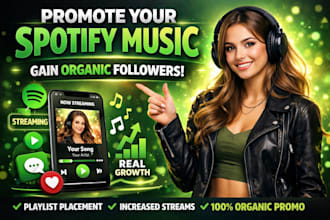 promote your spotify music to gain organic followers