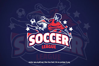 create a premium sports, league, competition logo