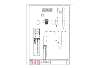 convert PDF, image, or hand sketch electrical drawings into autocad
