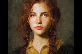 draw digital oil painting