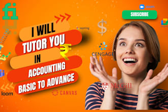 tutor you in basic to advanced accounting and exam prep