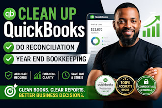 do quickbooks cleanup and bank reconciliation