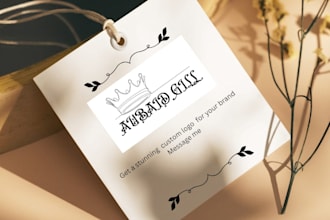 design luxury crown logo for fashion brand and boutique