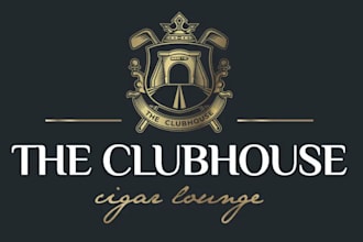 design design restaurant, bar, nightclub, cocktail logo