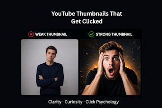 design a youtube thumbnail built for clarity, curiosity, and click psychology