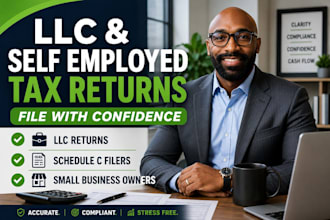 prepare your llc or self employed tax return