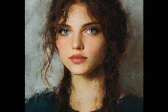 create oil painting, digital oil painting art