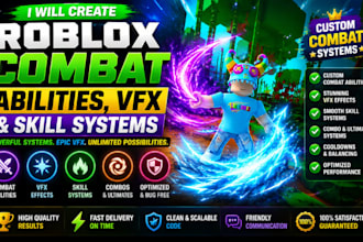 create roblox combat abilities, vfx and skill systems