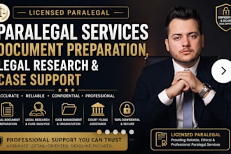 provide legal and paralegal assistance