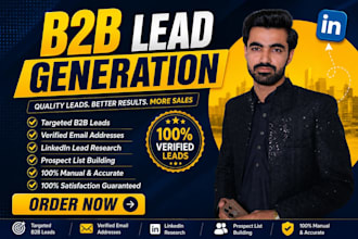 provide b2b lead generation, targeted prospect list and verified email leads