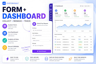build a custom form portal with admin dashboard