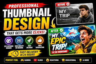 design eye catching youtube thumbnails that boost CTR