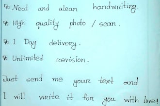 write beautiful handwritten letters and cards in bangla and english