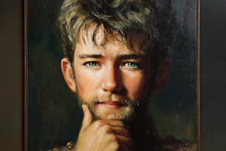 create oil painting digital oil painting