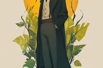 create stunning comic book character artwork