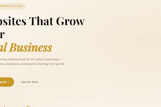 design professional portfolio for your business