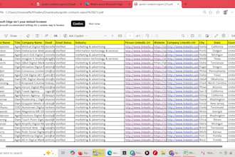 do b2b lead generation, web research and email list building