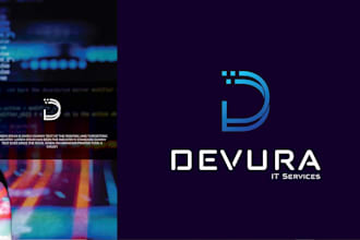 do futuristic technology logo for innovative businesses