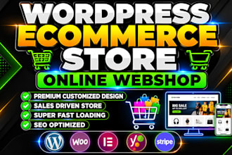 design, redesign and build an amazing woo commerce  website