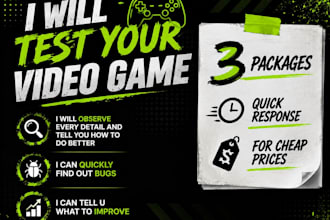 test your video game