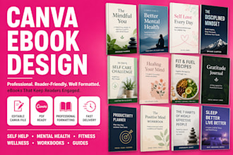 design canva ebook formatting pdf layout design self help mental health ebook