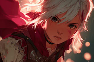 draw anime fanart and characters
