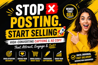 write high converting copy that grabs attention builds trust and drives sales