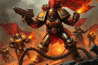 create warhammer 40k art