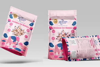 design product labels for bottles, jars, and cosmetics
