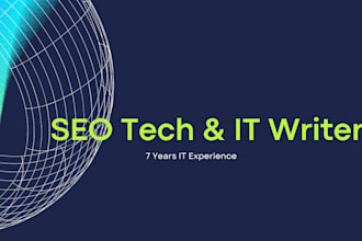 write clear SEO tech articles and IT user guides
