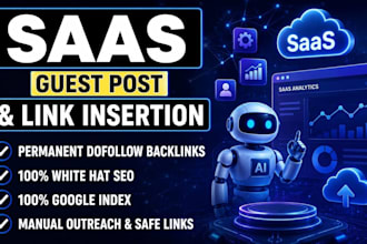 provide saas backlinks and link insertion on high da saas sites