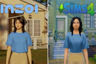 create custom content, character, clothing for the sim 4 cc with inzoi