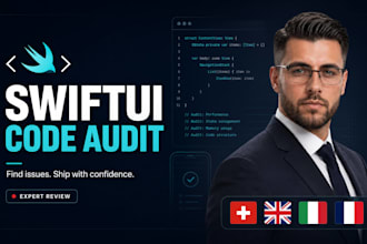 review your swiftui code and deliver an audit report