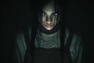 create anything dark art, horror, for cover art, merch