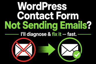 fix your wordpress contact form not sending emails