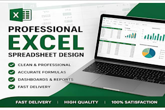 design professional excel spreadsheets