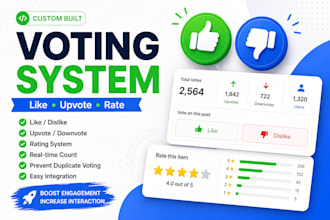build a voting rating and engagement system