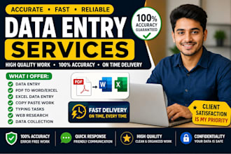 do data entry and typing