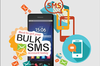 provide bulk sms sender route, text message, send spam message to any country