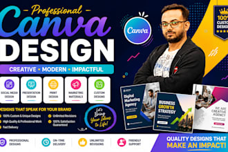 create canva designs for social media and business branding