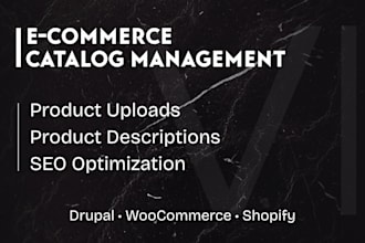 organize, optimize and manage your ecommerce product catalog