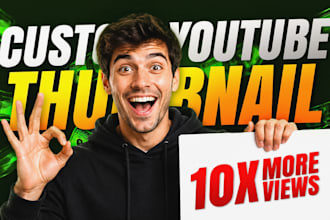 design a catchy youtube thumbnail