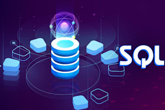 write sql queries, optimize databases and create reports