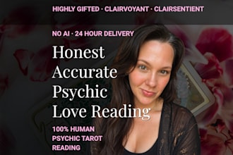 do a personalized psychic love tarot reading, same day
