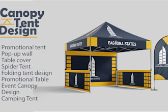 design professional canopy tent, feather flag ,table cover